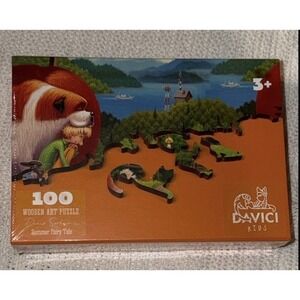 Davici Kids Wooden Jigsaw Puzzle "Summer Fairy Tale" 100 Piece NEW Sealed